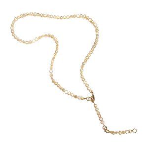 Tigerstars Handcrafted Stunning 18K Gold Plated Fresh Water Pearl Necklace